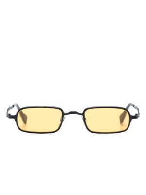 Kuboraum Z18 rectangle-frame tinted sunglasses - Black