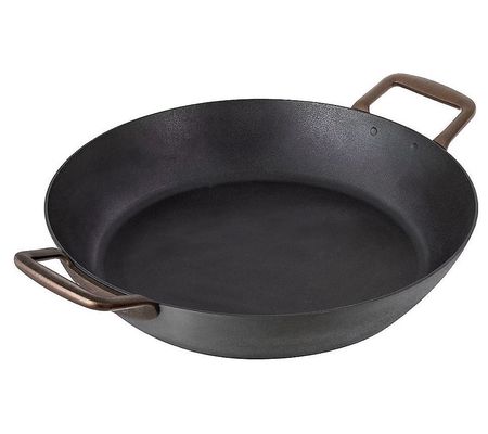 Kuhn Rikon 11" Black Star Iron Frying Pan w/ Si de Handles