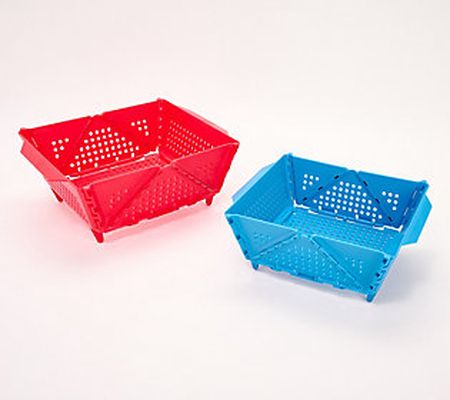 Kuhn Rikon 2-Piece Folding Colander Baskets