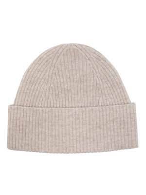 kujten Lilou ribbed-knit beanie - Neutrals