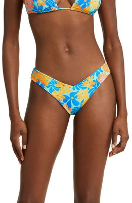 Kulani Kinis V-Cut Bikini Bottoms in Azure