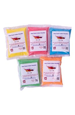 KULTURE KHAZANA 5-Pack Holi Non-Toxic Color Powder in Multi Color