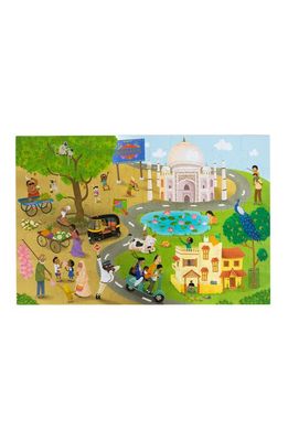 KULTURE KHAZANA Namaste India 2-Piece Puzzle Bundle in Multicolor