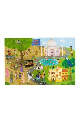 KULTURE KHAZANA Namaste India 51-Piece Floor Puzzle in Multicolor