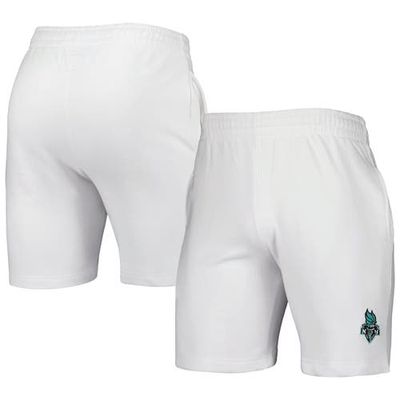 KUR8TED White New York Liberty Core Solid Shorts