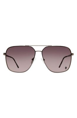 Kurt Geiger London 61mm Gradient Navigator Sunglasses in Dark Ruth/Mauve Gradient 