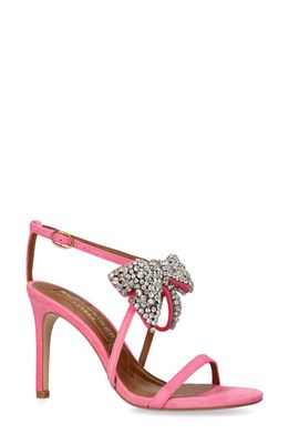 Kurt Geiger London Bromley Bow Ankle Strap Sandal in Pink
