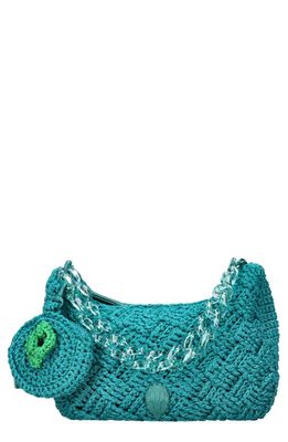 Kurt Geiger London Crochet Multi Crossbody Bag in Green