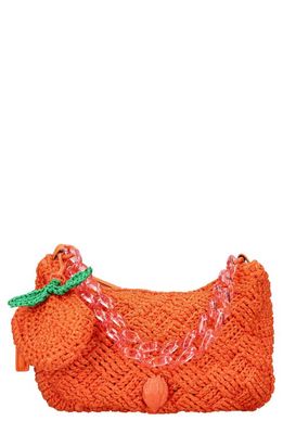 Kurt Geiger London Crochet Multi Crossbody Bag in Orange