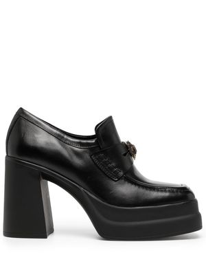 Kurt Geiger London high-heeled Stomp loafers - Black