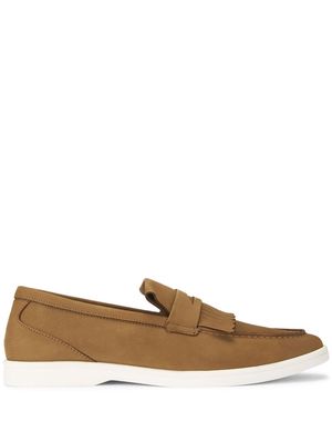 Kurt Geiger London Julian leather penny loafers - Brown