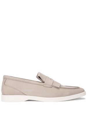 Kurt Geiger London Julian leather penny loafers - Neutrals