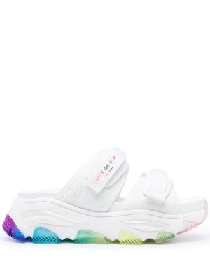 Kurt Geiger London Lettie leather slides - White