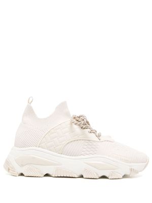 Kurt Geiger London Lettie Toggle lace-up sneakers - Neutrals