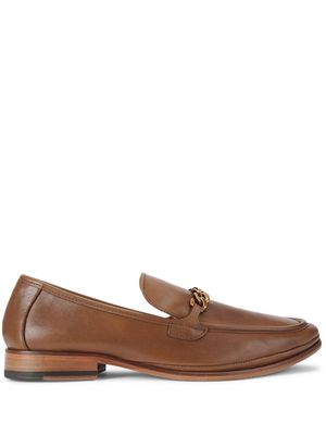 Kurt Geiger London Luca leather loafers - Brown