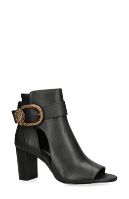 Kurt Geiger London Mayfair Peep Toe Boot in Black