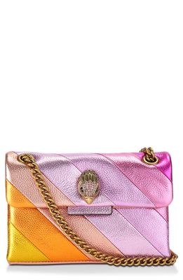 Kurt Geiger London Mini Kensington Leather Crossbody Bag in Pink