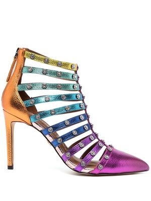 Kurt Geiger London Octavia metallic caged sandals - Multicolour