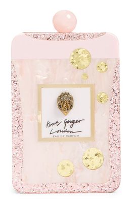 Kurt Geiger London Perfume Clutch in Open Pink
