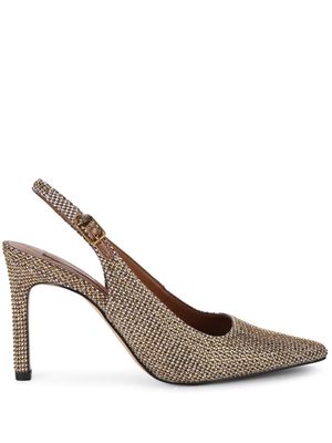 Kurt Geiger London Regent 90mm slingback pumps - Neutrals