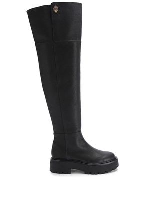Kurt Geiger London Shoreditch leather over-the-knee boots - Black