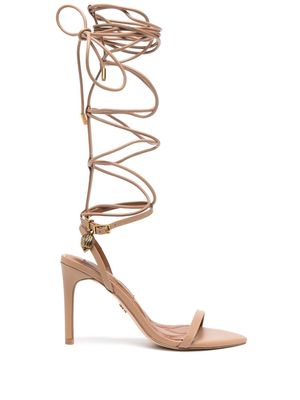 Kurt Geiger London Shoreditch tie sandals - Brown