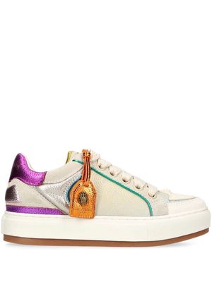 Kurt Geiger London Southbank Tag leather sneakers - Neutrals