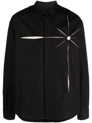 KUSIKOHC Origami cotton shirt - Black