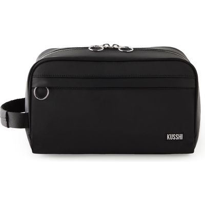 KUSSHI Dopp Kit in Black/Cool Blue 