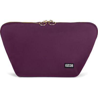 KUSSHI Vacationer Makeup Bag in Garnet/lilac 