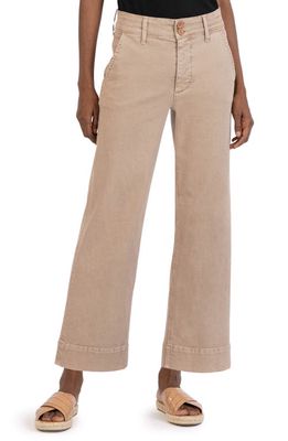 KUT from the Kloth Ankle Wide Leg Pants in Stone