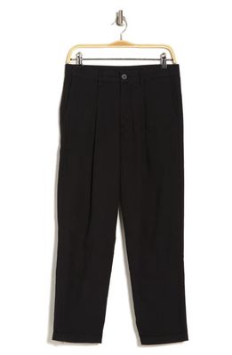 KUT from the Kloth Antonia High Waist Pleated Cotton Pants in Black