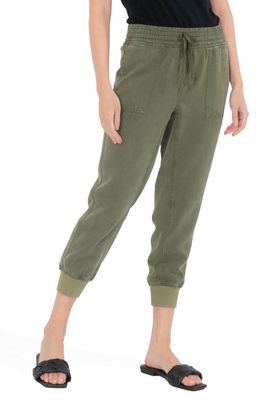 KUT from the Kloth Arya Crop Joggers in Olive 1