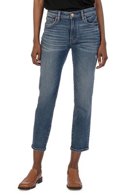 KUT from the Kloth Catherine High Waist Ankle Straight Leg Jeans in Dreams