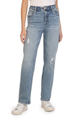 KUT from the Kloth Christine High Waist Straight Leg Jeans in Effective