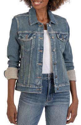 KUT from the Kloth Jacqueline Denim Jacket in Fascinated