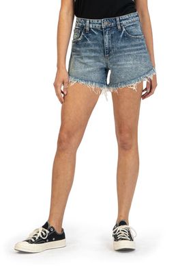 KUT from the Kloth Jane High Waist Cutoff Shorts in Lure
