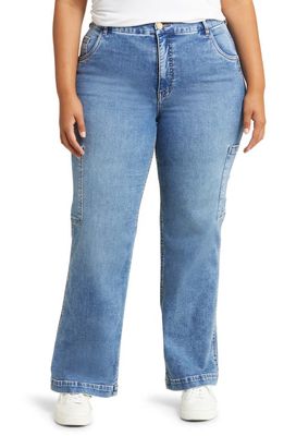 KUT from the Kloth Jodi Fab Ab High Waist Wide Leg Jeans in Blithe