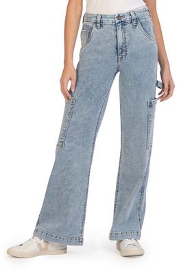 KUT from the Kloth Jodi High Waist Ab Fab Wide Leg Jeans in Diverted
