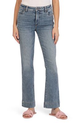 KUT from the Kloth Kelsey Fab Ab High Waist Ankle Flare Jeans in Event