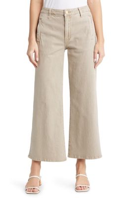 KUT from the Kloth Meg High Waist Wide Leg Jeans in Sand