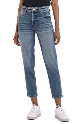 KUT from the Kloth Naomi Fab Ab High Waist Crop Jeans in Profit