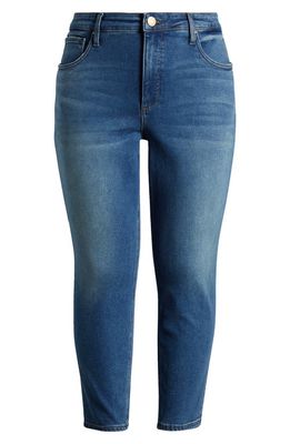 KUT from the Kloth Naomi Fab Ab High Waist Crop Straight Leg Jeans in Founded