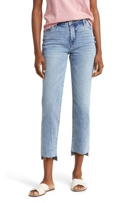 KUT from the Kloth Reese Step Hem Ankle Straight Leg Jeans in Key