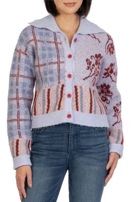 KUT from the Kloth Sybil Button-Up Cardigan in Lilac