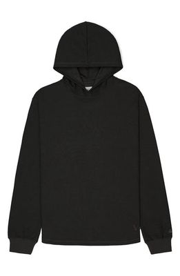 KUWALLA Thermal Pullover Hoodie in Black