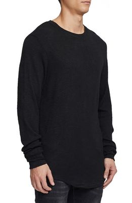 KUWALLA Uppercut Double Scoop Sweater in Black