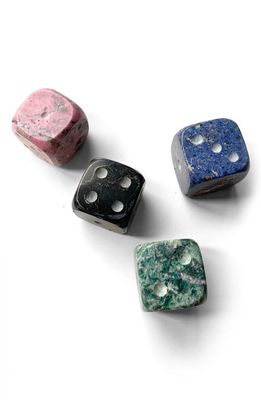 KUX BY DAR PROYECTOS Giant Stone Dice Set in Multi