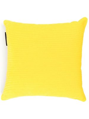 KVADRAT x Raf Simons logo-tag ribbed cushion - Yellow