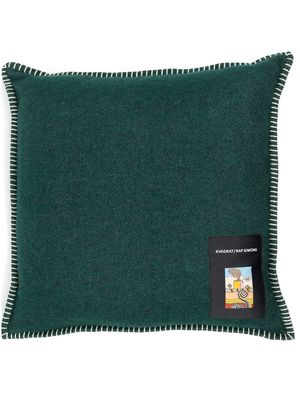 KVADRAT x Raf Simons whipstitch-detail cushion - Green